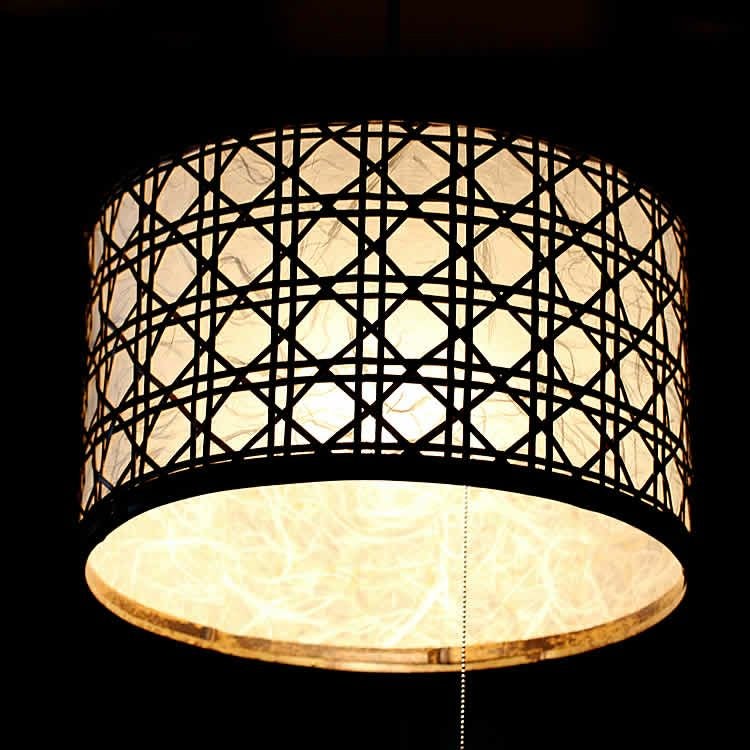 受注生産 お届けまで約2週間】 虎竹照明丸筒ライト 4畳半用 | 虎斑竹