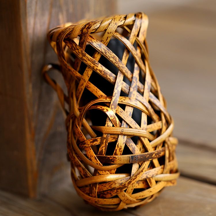 虎竹掛け花籠 みやび