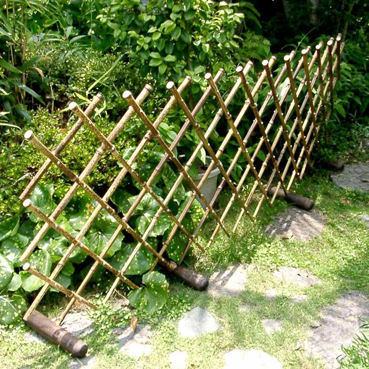 受注生産 お届けまで約1ヶ月】 竹垣（虎竹自在垣足付き） | 虎斑竹専門 