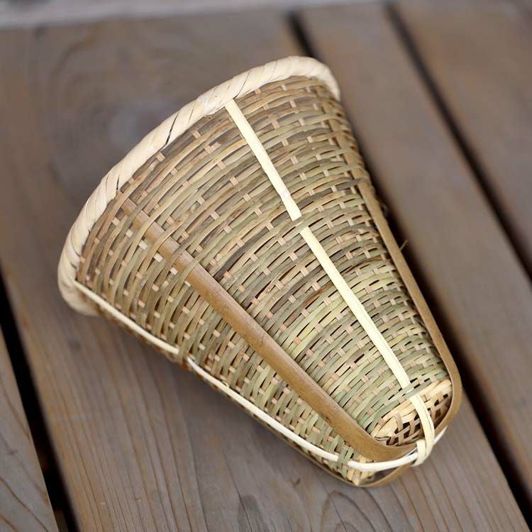 スズ竹箕ざる（片口ざる）大 | 虎斑竹専門店 竹虎