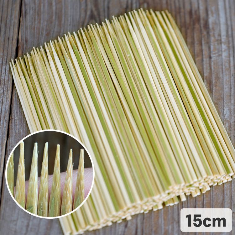 国産皮付き＜極上＞角竹串（15cm） | 虎斑竹専門店 竹虎