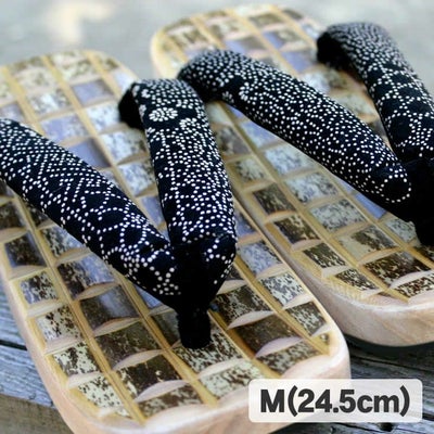 虎竹男右近下駄 （Ｍサイズ）24.5cm