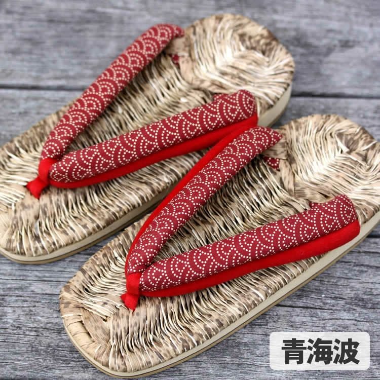 選べる竹皮スリッパ（下駄鼻緒）女性用