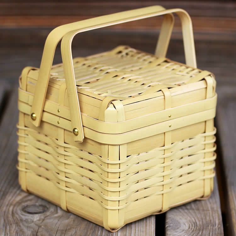 白竹ミニバスケット | 虎斑竹専門店 竹虎