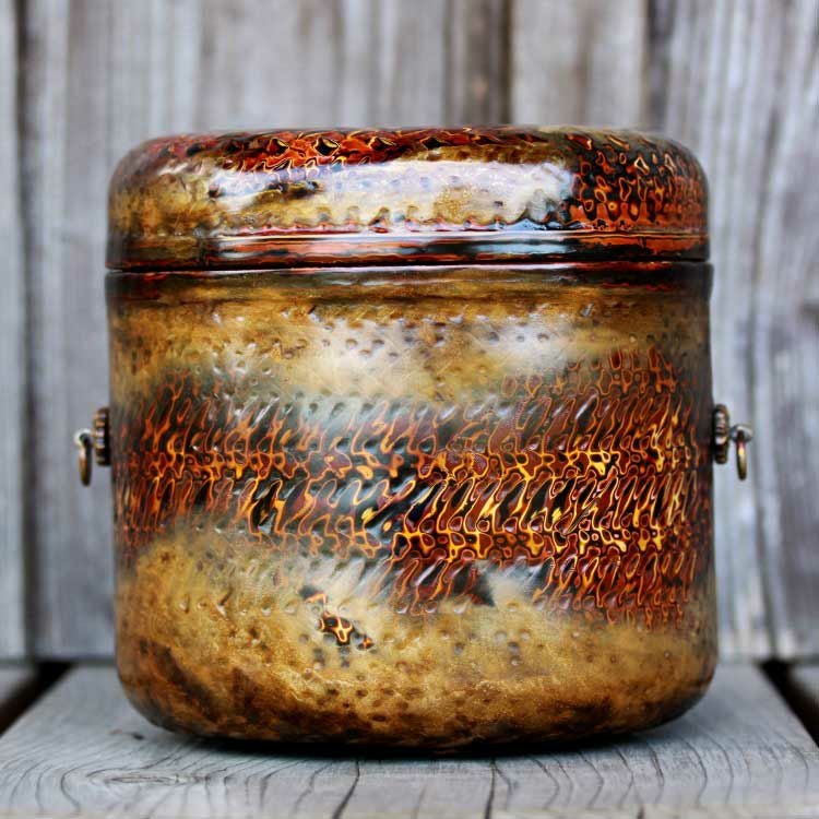 一点限り】竹根水指（蝶番蓋） | 虎斑竹専門店 竹虎