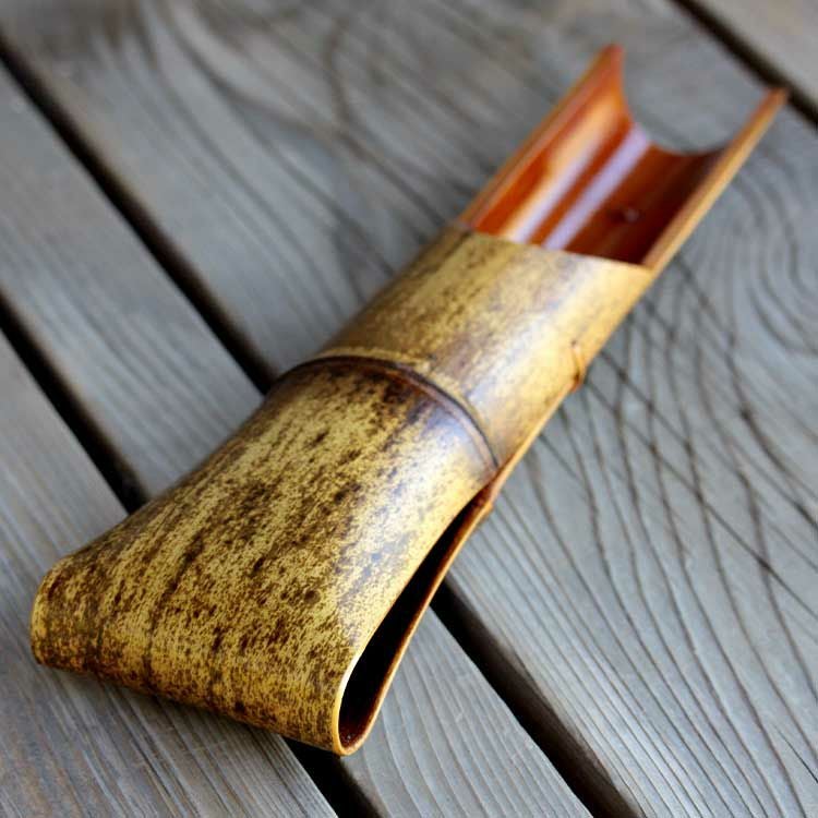 一点限り】 虎竹展開掛花入 | 虎斑竹専門店 竹虎