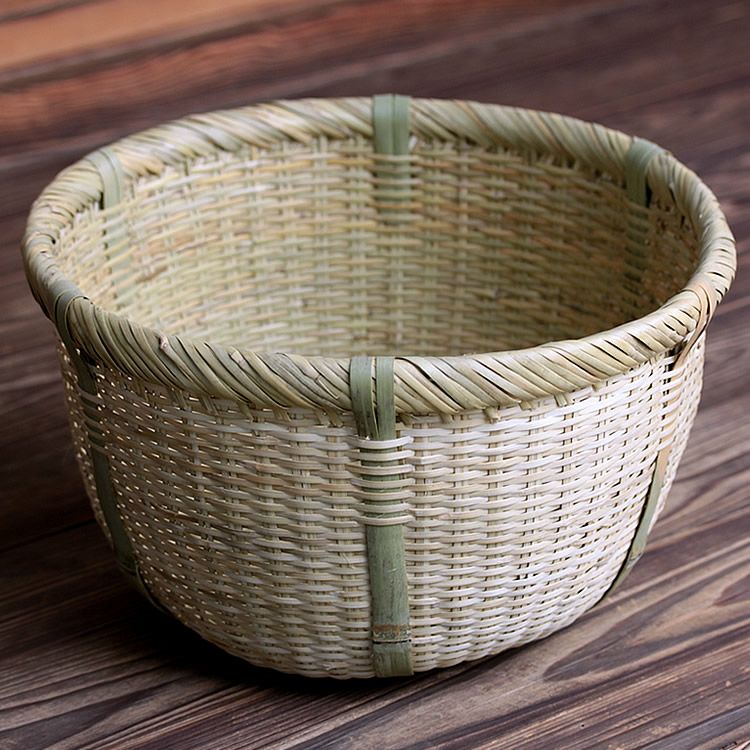 篠竹水切り籠（大）34cm | 虎斑竹専門店 竹虎