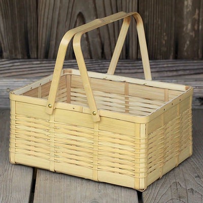 白竹角手付きアメニティボックス