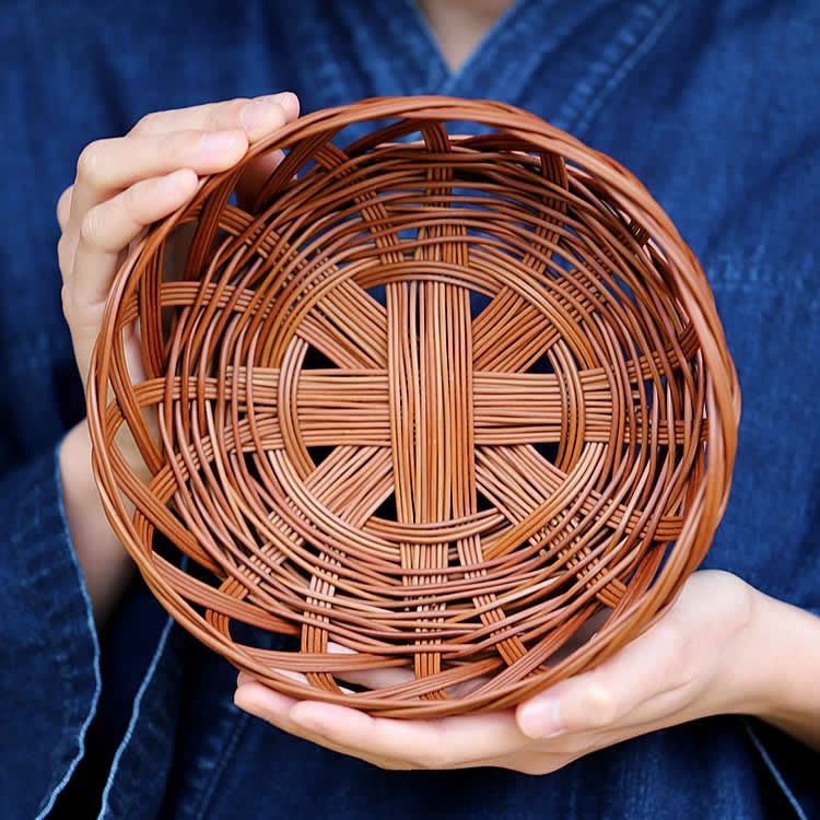 シダ編みかご（小） | 虎斑竹専門店 竹虎