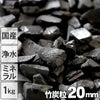 【浄水用】最高級竹炭粒（20mm）1kg入り