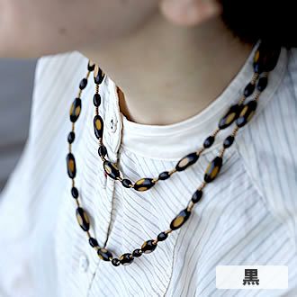 【限定】竹レトロビーズネックレス