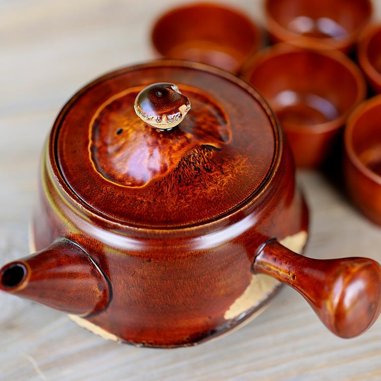 一点限り】竹根急須セット | 虎斑竹専門店 竹虎