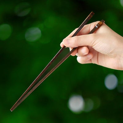 黒虎竹削り漆箸