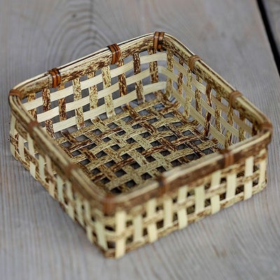 虎竹スクエアバスケット(四角)