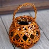 虎竹花籠 福だるま