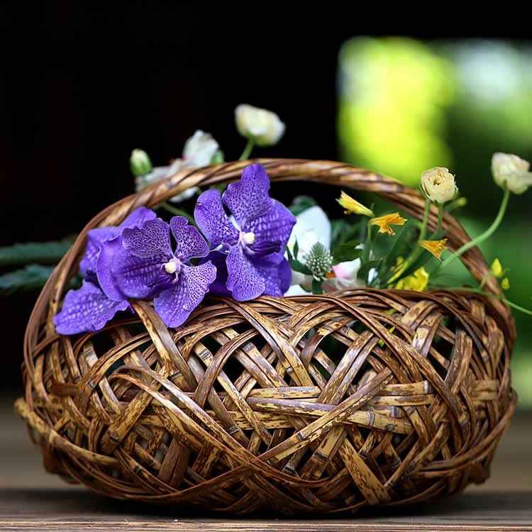 二面組子屏風　日本製　花台付き【一点物】未使用 花桜 - 仏壇のあるリビング｜現代的でモダンな祈りのインテリア｜現代仏壇