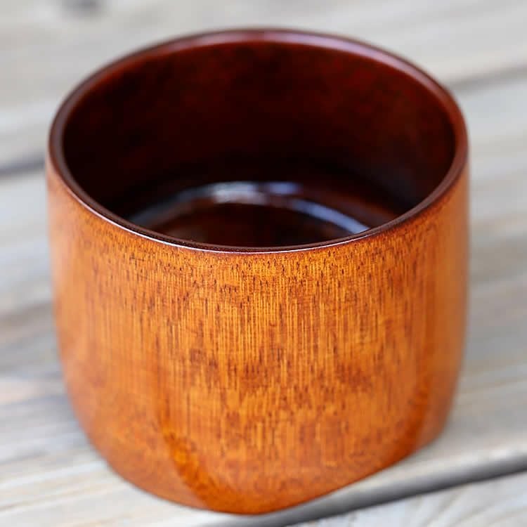 拭き漆竹丼 厳選極太孟宗竹を削り出して ワンランク上の器に仕上げまし