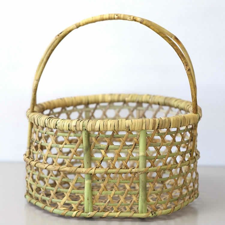竹手提げかごバッグ | 虎斑竹専門店 竹虎