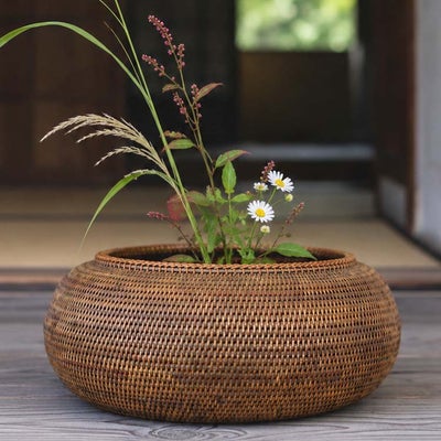籐花器