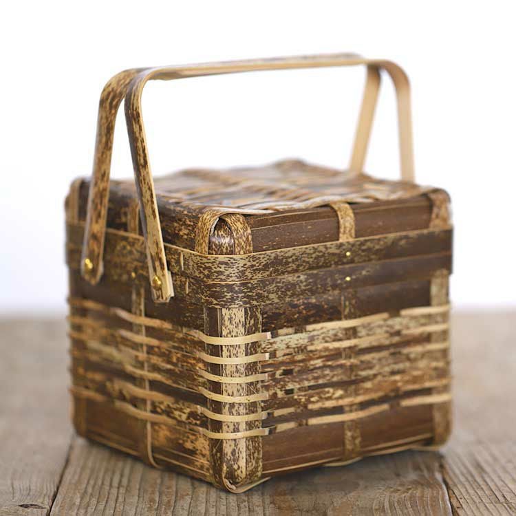 虎竹ミニバスケット | 虎斑竹専門店 竹虎