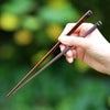 虎竹炭化漆箸 22.5センチ