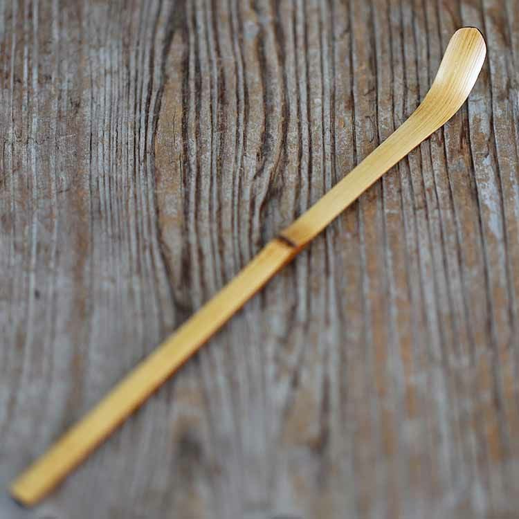 白竹茶杓（漆） | 虎斑竹専門店 竹虎