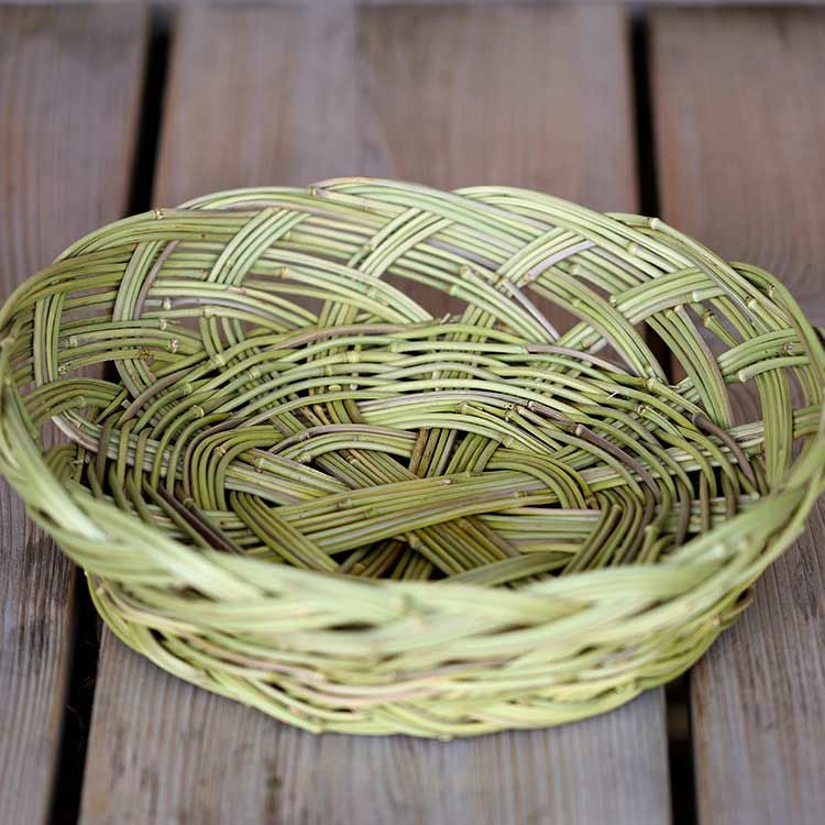 幻のメゴ笹楕円籠 22cm | 虎斑竹専門店 竹虎