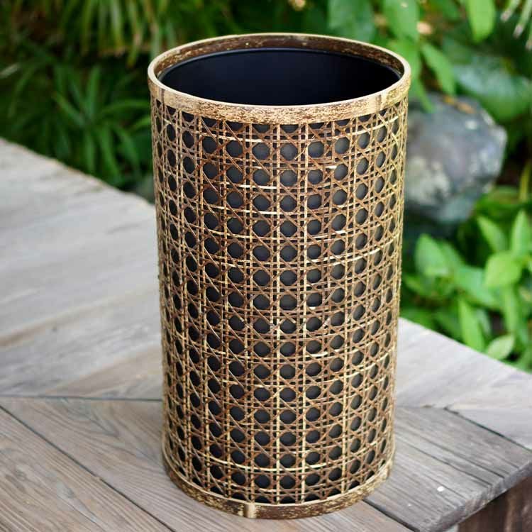 虎竹八ツ目編み傘立て