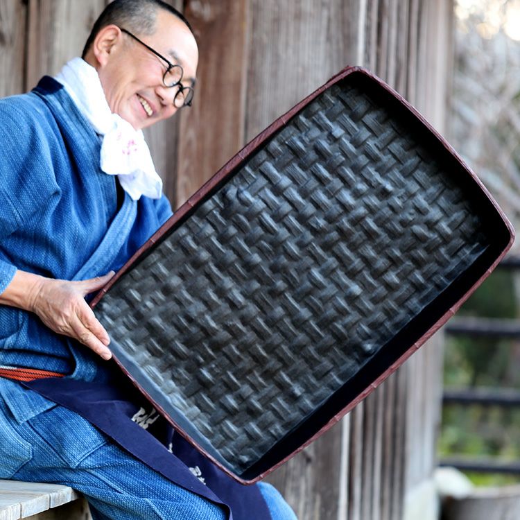 受注生産 お届けまで約2ヶ月】【国産】一閑張り衣装籠（乱れ籠）良質の