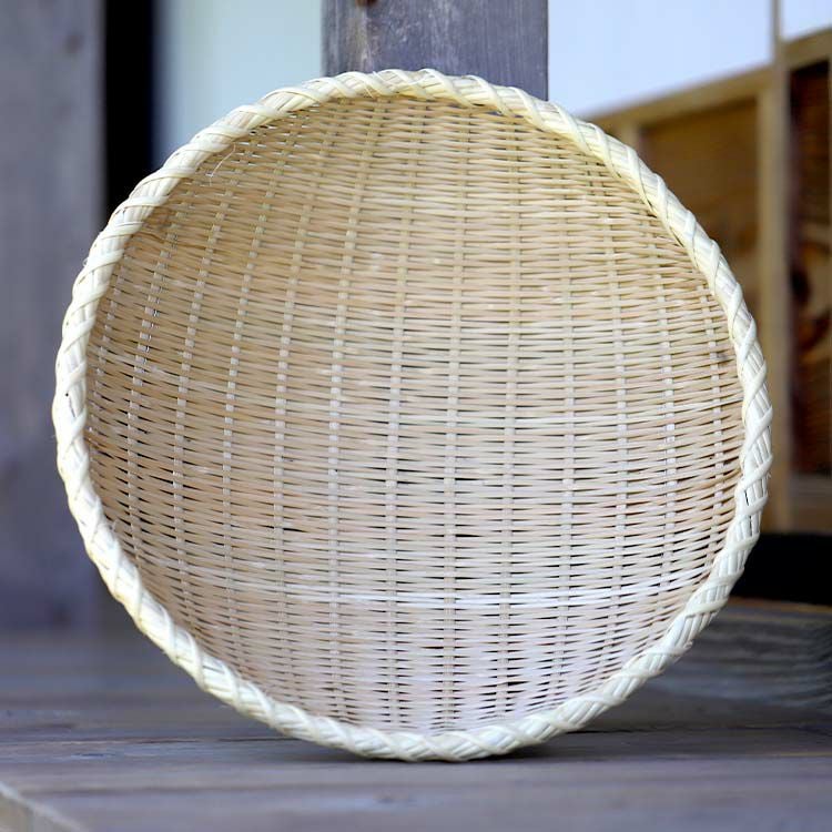 スズ竹箕ざる（片口ざる）大 | 虎斑竹専門店 竹虎