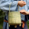 真竹温泉かご(湯カゴ)足付き